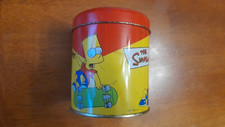 Scatola Barattolo in Latta SIMPSONS - Panettoncino Battistero usata