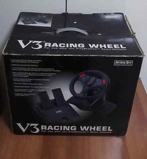 VOLANTE E PEDALIERA PLAYSTATION 1 - V3 RACING WHEEL