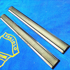 MODANATURA A112 PARAFANGO POSTERIORE 2pz.PROFILO INOX+PLASTICA AUTOBIANCHI A112E