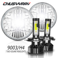 Par pulgadas de faro - de, led