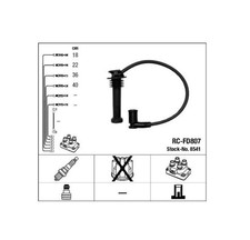 CAVI CANDELA NGK 8541 FORD