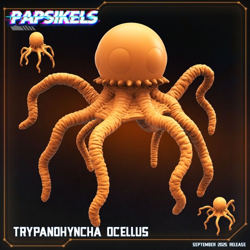 Alien octopus monster - alien,