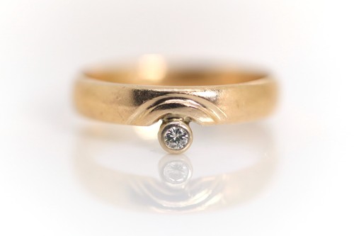 Anello donna vintage solitario
