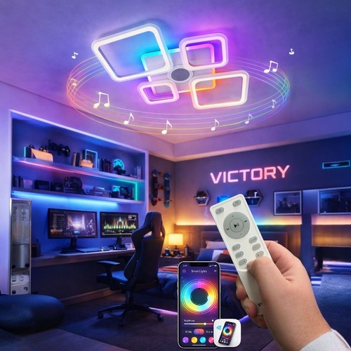 Plafoniera led 70w rgb cct - led,