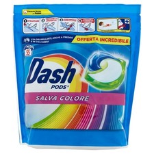 Dash Pods Detersivo Lavatrice In Capsule, Salvacolore, 44 Lavaggi 1072,5 g