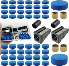 Stecche Da Biliardo Sostituzione Set,50 Punte per Stecca Da Biliardo 9/10Mm,4 An