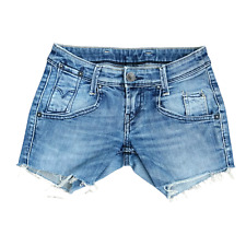 Levis 613 short jeans donna tasche a punta con inserto in pelle taglia W.25