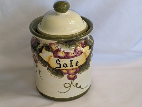 Bidone sale fatto mano - sale,