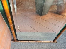 Vintage Specchiera Bambù Anno