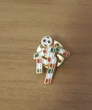 SPILLETTA ITALIA 90 BERTONI PERFETTA CON CUSTODIA MONDIALI CALCIO PINS 