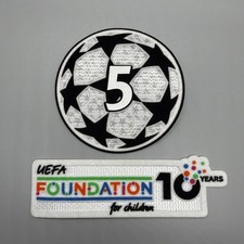 Set distintivo patch taglia giocatore 5 volte Barcellona Champions League 2025/2026 