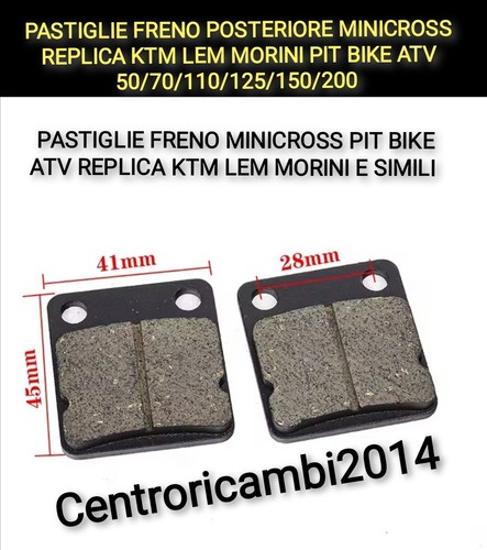 Pastiglie freno posteriore - freno,