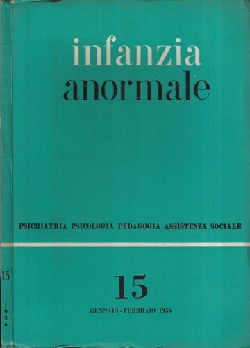 Infanzia anormale 15 - n.,