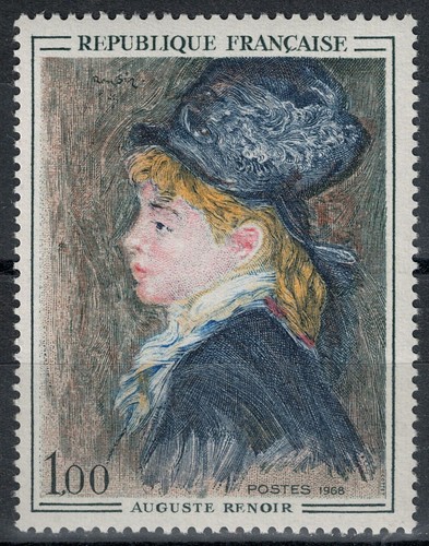 Francia 1968 arte - arte, (renoir