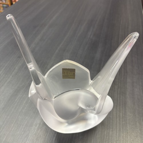 Vase cristal lalique france - cristal,