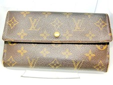 Portafoglio lungo Louis Vuitton Monogram International Trifold originale...