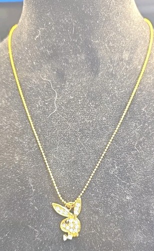 Collana playboy placcata oro - collana,