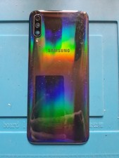 BACK COVER SAMSUNG SERVICE PACK PER GALAXY A70 SM-A705 NERO BLACK ORIGINALE