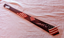 BAR ON BANDIERA AMERICANA STATUA LIBERTA' CRAVATTA VINTAGE TIE