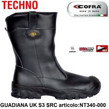 STIVALI ANTINFORTUNISTICA COFRA GUADIANA UK S3 SRC pelle stampata idrorepellente
