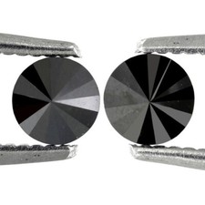 Piccoli diamante rotondo paio - piccoli,
