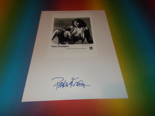 Peter frampton autografo - peter,