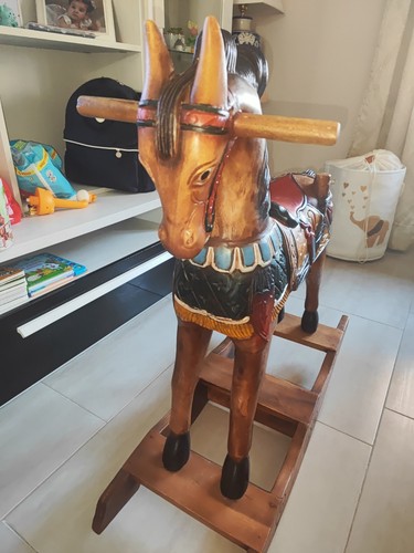 Cavallo dondolo vintage - vintage, in
