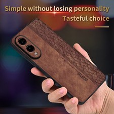 Per Samsung Galaxy S25 Edge, Custodia Morbida Antiurto Business Retrò Pelle