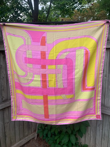 Sciarpa quadrata seta - seta, 35"
