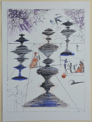 Lithographie salvador dali - salvador,