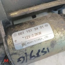 Motorino di Avviamento 6611513401 per SSANGYONG KORANDO MK1 1996-2006 Usato (108829)