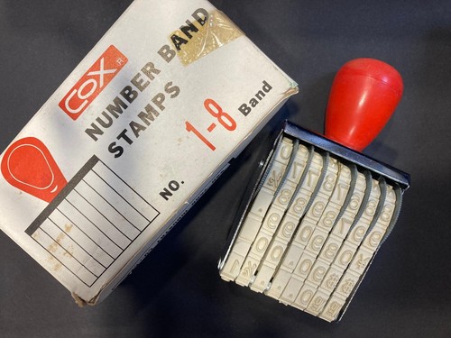 Timbro numeratore cox 1 8 - cox, 1-8