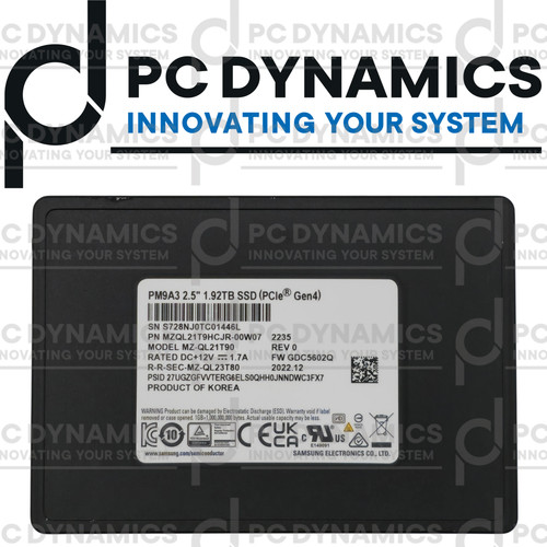 Samsung pm9a3 92tb 2 - pm9a3, nvme