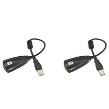 2X Scheda Audio USB Esterna
