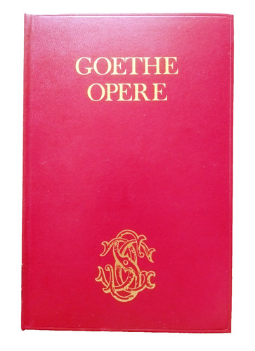 Goethe opere ex - goethe, "