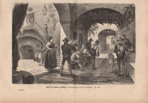 Stampa antica merano gioco - merano,