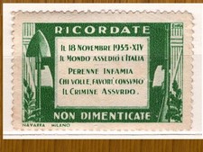 ITALIA  1935 - ERINNOFILI-