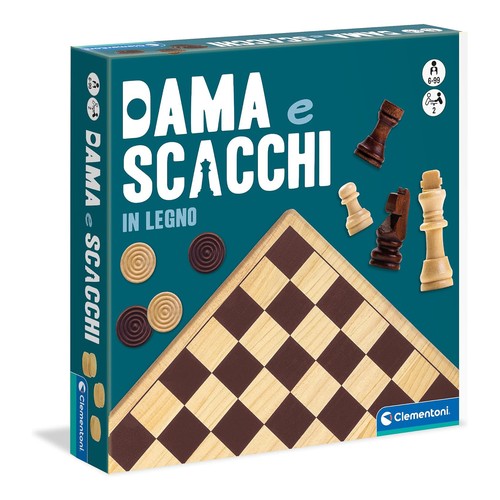 Scacchi dama legno - scacchi, in