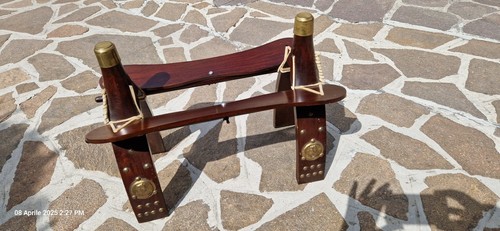 Sgabello vintage egiziano - sgabello,