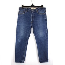 Jeans uomo Levi Strauss & Co 505 taglia W38 L32 regular fit gamba dritta blu ...