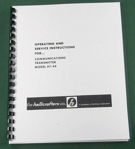 Hallicrafters manuale - hallicrafters, ht-44
