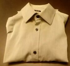 OVS SLIM FIT - CAMICIA UOMO - MANICHE LUNGHE - 100% COTONE - MISURA 40 - GRIGIO