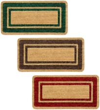 Zerbino Tappeto Cocco Antiscivolo 100% Fibra Naturale Elegante Robusto Ingresso