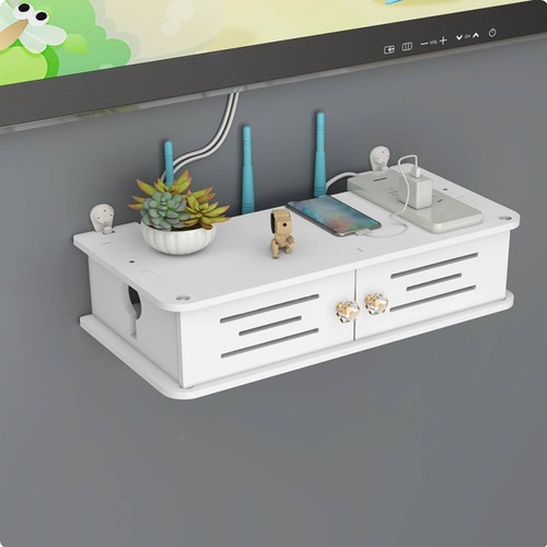 Mensola sospesa porta router - mensola,