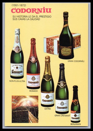 Cartolina cavas codorniu - cavas,