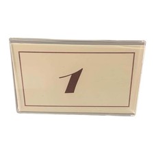 Supporto Segnagusti o Prezzi Numeri in Plex Trasparente - Leone - Gelateria