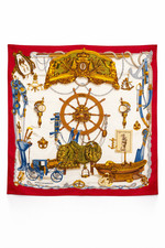 Foulard Hermès Carré 90 "Le