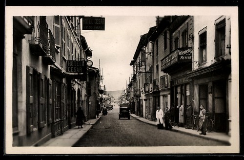 Cpa bourgoin route de - bourgoin,,