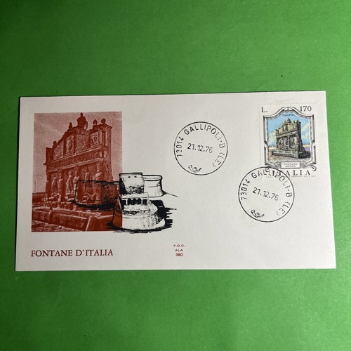 Gallipoli fontana antica fdc - fontana,