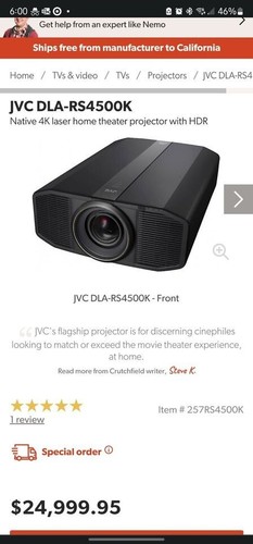 Jvc dla rs4500k laser - jvc, dla-rs4500k